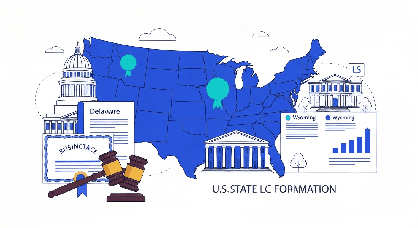Delaware vs. Wyoming vs. Your Home State: Choosing the Best State for Your LLC